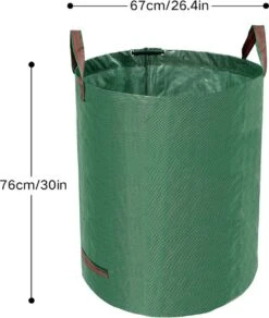 Tuin Afvalzakken - 2 Stuks - Opvouwbare Afvalzak - Tuin Afvalzak - Bladzakken - Waterstotend Tuinafvalzak - 270L -Tuinbenodigdheden Bevordering 1016x1200 1