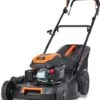 FUXTEC Grasmaaier Benzine - 51cm - 4-takt - 170cc - Zelfrijdend / Zelftrekkend /achterwielaandrijving - Mulchfunctie - Opvangbak 60L - FX-RM5170 -Tuinbenodigdheden Bevordering 1045x1200
