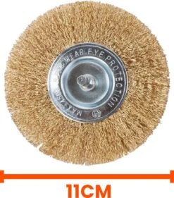 Kibani Elektrische Onkruidborstel 400W - Inclusief 2 Borstels - 11cm Diameter - Voegenreiniger - Stalen En Nylon Borstel - Voegenborstel - Onkruidverwijderaar - Onkruidverdelger - Voegborstel -Tuinbenodigdheden Bevordering 1053x1200