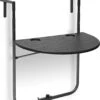 Relaxdays Balkontafel Inklapbaar, Balkon Tafel Rotan, Hangtafel Reling - Zwart 1 Relaxdays Balkontafel Inklapbaar, Balkon Tafel Rotan, Hangtafel Reling - Zwart -Tuinbenodigdheden Bevordering 1069x1200 3