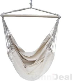 XXL 2 Persoons Hangstoel 185x130 - Zit Hangmat Met Spreidstok Tot 150 Kg - Binnen En Buiten -Tuinbenodigdheden Bevordering 1075x1200