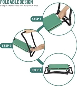 Uten - Kniebankje Tuin - Knie Steun - Tuinkruk Inklapbaar - Kniesteun Tuinieren - Kniekussen - Tot 150 Kg - Groen 18 Uten - Kniebankje Tuin - Knie Steun - Tuinkruk Inklapbaar - Kniesteun Tuinieren - Kniekussen - Tot 150 Kg - Groen -Tuinbenodigdheden Bevordering 1078x1200 1