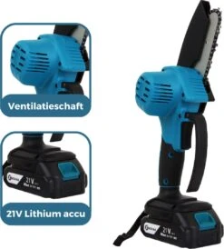 NovarGarden® Mini Kettingzaag NG1 - Met 2x Accu - Takkenzaag - Snoeizaag - Electrisch - Handzaag - Boomzaag - 21V -Tuinbenodigdheden Bevordering 1080x1200 3