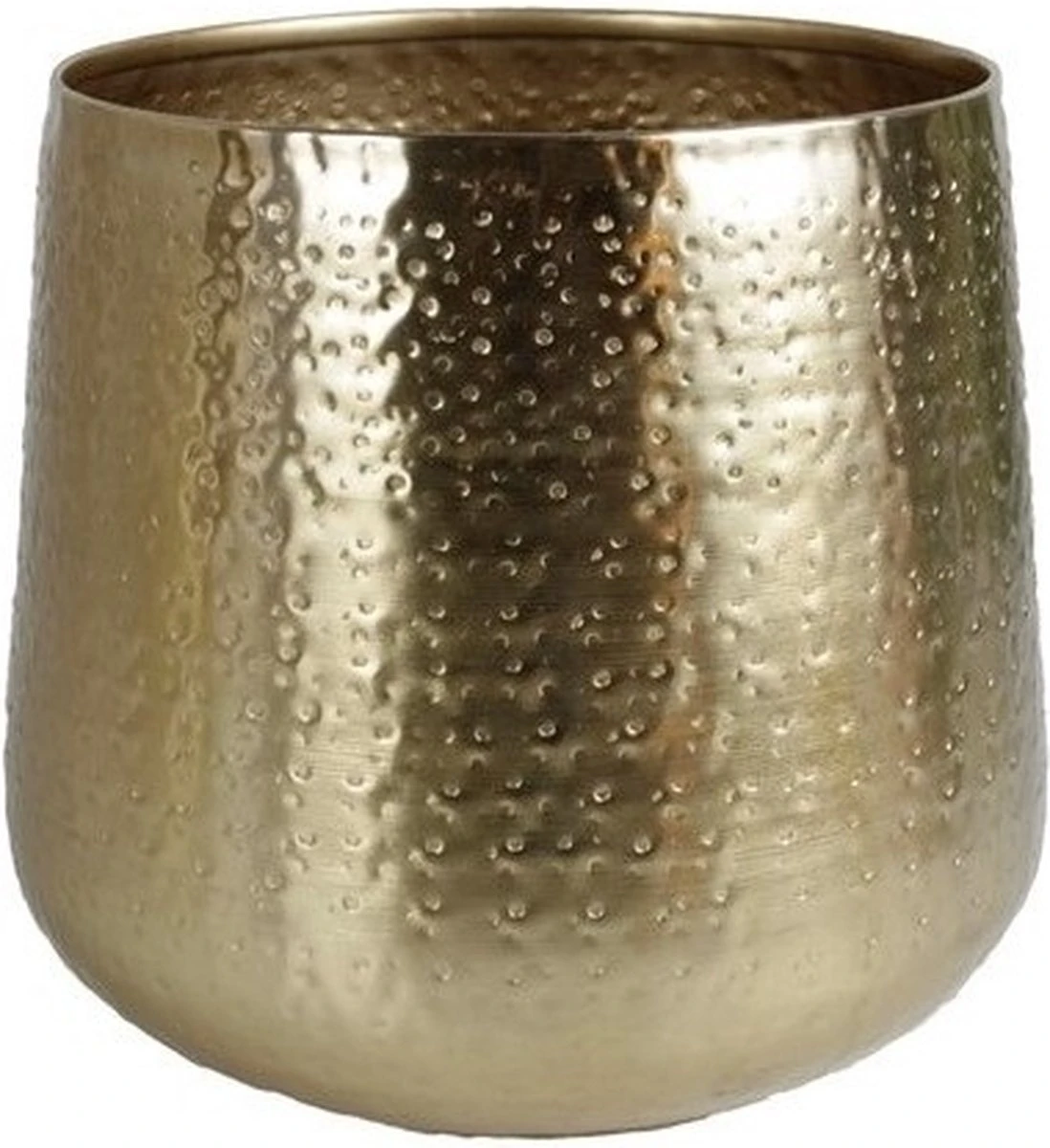 Gina Da - Bloempot - Karakter - Goud - Metaal - 15 Cm Hoog 9 Gina Da - Bloempot - Karakter - Goud - Metaal - 15 Cm Hoog - Afbeelding 7