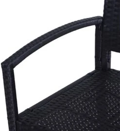 Outsunny Polyrotan Tuinbank 2-zits Parkbank Bank Staal Zwart 867-022 -Tuinbenodigdheden Bevordering 1102x1200 1