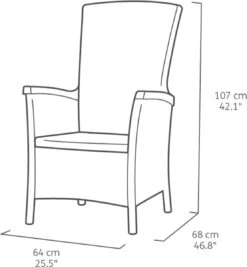 Allibert Vermont Verstelbare Tuinstoel - 64x68x107cm - Grafiet 23 Allibert Vermont Verstelbare Tuinstoel - 64x68x107cm - Grafiet -Tuinbenodigdheden Bevordering 1111x1200 1