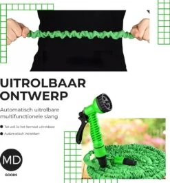 Uitrekbare Tuinslang Tot 15 Meter Van MD-goods ® - Tuinsproeier - Tuin Besproeien - Waterslang - Sproeikop - Groen - Flexibel Elastisch 13 Uitrekbare Tuinslang Tot 15 Meter Van MD-goods ® - Tuinsproeier - Tuin Besproeien - Waterslang - Sproeikop - Groen - Flexibel Elastisch -Tuinbenodigdheden Bevordering 1114x1200 4