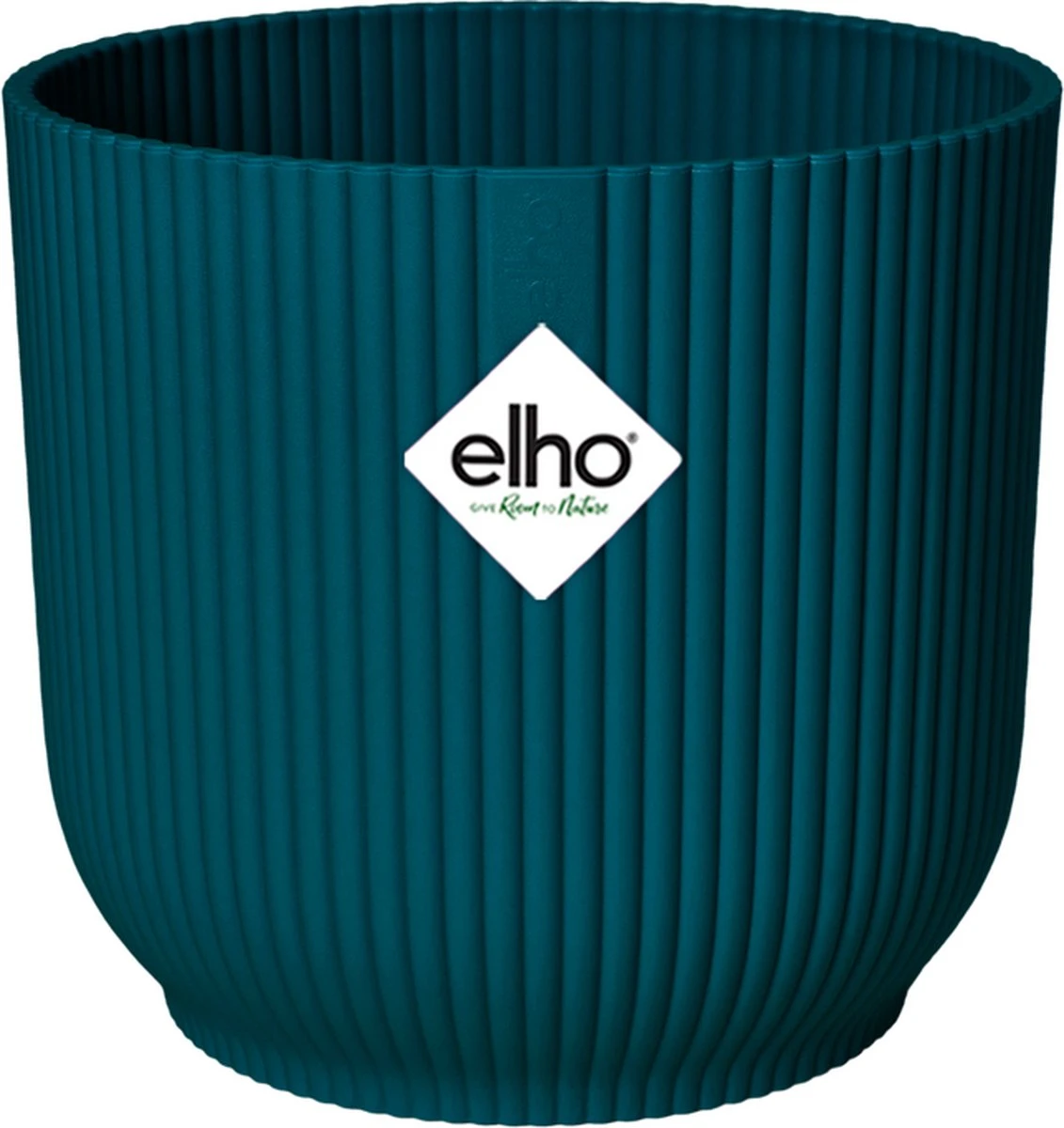 Elho Vibes Fold Rond Wielen 35 - Bloempot Voor Binnen - Ø 34.9 X H 32.4 Cm - Diepblauw 3 Elho Vibes Fold Rond Wielen 35 - Bloempot Voor Binnen - Ø 34.9 X H 32.4 Cm - Diepblauw
