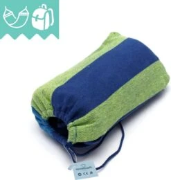 Dubbele Hangmat Blauw - 1 Of 2 Persoons - Lig Oppervlak 190x150cm - Lengte 260cm -Tuinbenodigdheden Bevordering 1138x1200 1