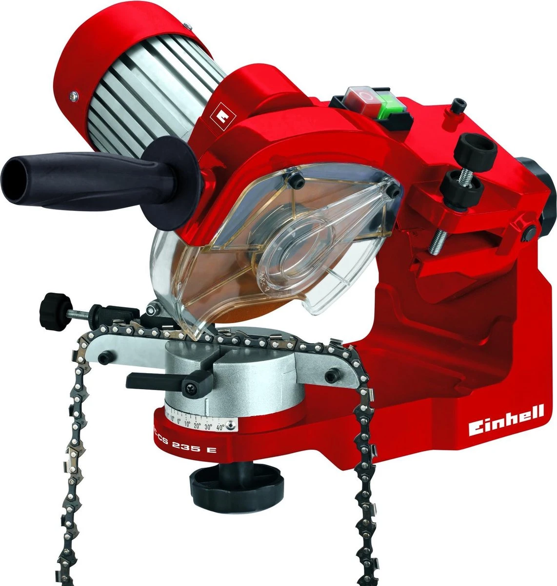 Einhell Kettingslijper GC-CS 235 E (235 W - 3.000 /min - Kettingspanner - Slijpschijf - Verlichting - Draaibare Slijpkop - Dieptebegrenzer) Slijpkop - Dieptebegrenzer) 3 Einhell Kettingslijper GC-CS 235 E (235 W - 3.000 /min - Kettingspanner - Slijpschijf - Verlichting - Draaibare Slijpkop - Dieptebegrenzer) Slijpkop - Dieptebegrenzer)