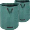 Gardebruk Tuinafvalzak - 2 Stuks 280L – 77x67cm/Opvouwbaar - Groen -Tuinbenodigdheden Bevordering 1153x1200