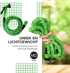 Uitrekbare Tuinslang Tot 15 Meter Van MD-goods ® - Tuinsproeier - Tuin Besproeien - Waterslang - Sproeikop - Groen - Flexibel Elastisch 15 Uitrekbare Tuinslang Tot 15 Meter Van MD-goods ® - Tuinsproeier - Tuin Besproeien - Waterslang - Sproeikop - Groen - Flexibel Elastisch -Tuinbenodigdheden Bevordering 1154x1200 2