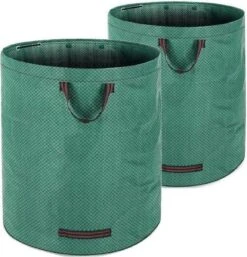 Gardebruk Tuinafvalzak - 2 Stuks 280L – 77x67cm/Opvouwbaar - Groen -Tuinbenodigdheden Bevordering 1155x1200