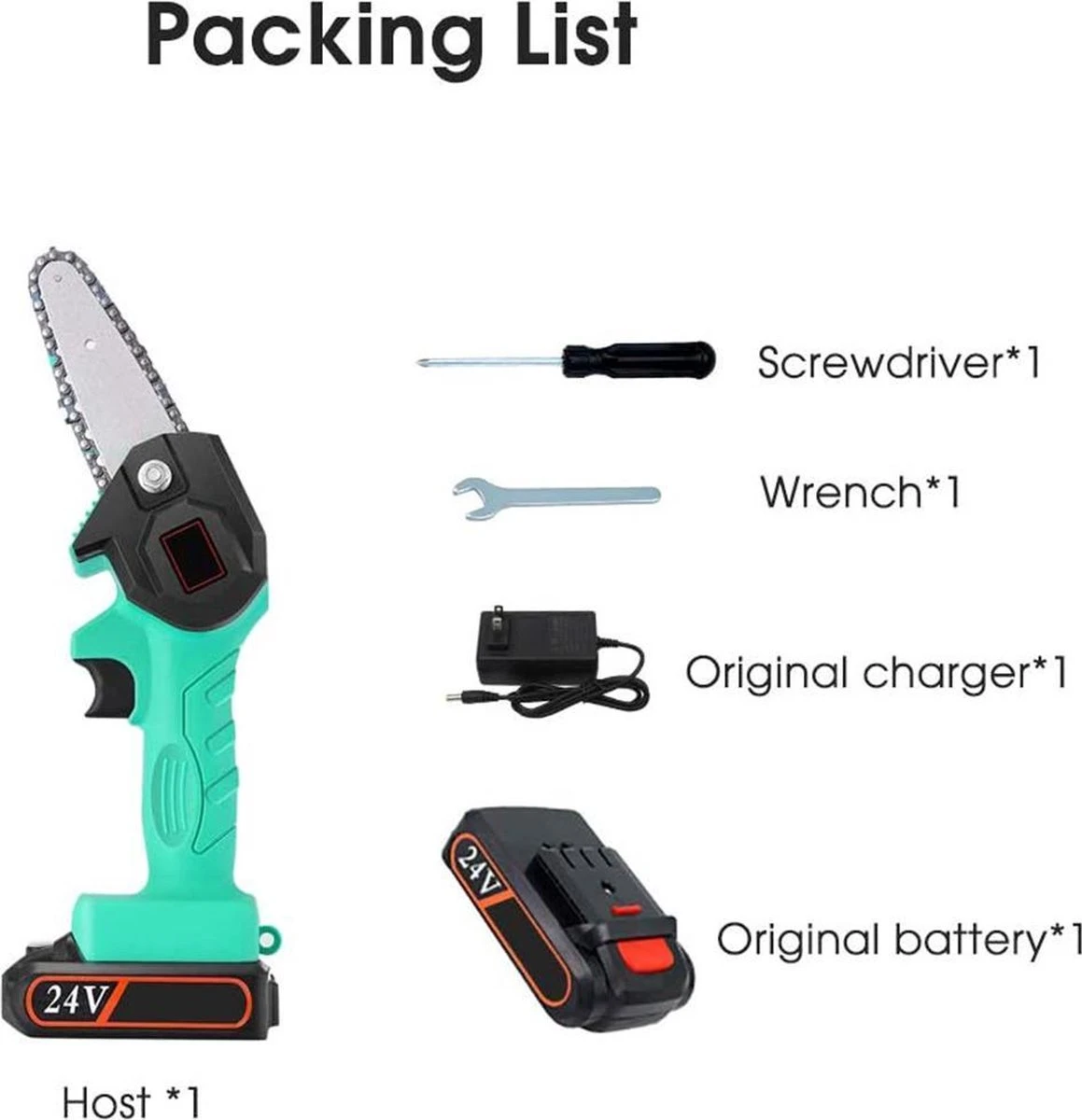 Mini Kettingzaag | Kettingzaag | Snoeischaar | Snoeizaag | Hand Kettingzaag | Tuingereedschap 8 Mini Kettingzaag | Kettingzaag | Snoeischaar | Snoeizaag | Hand Kettingzaag | Tuingereedschap - Afbeelding 6