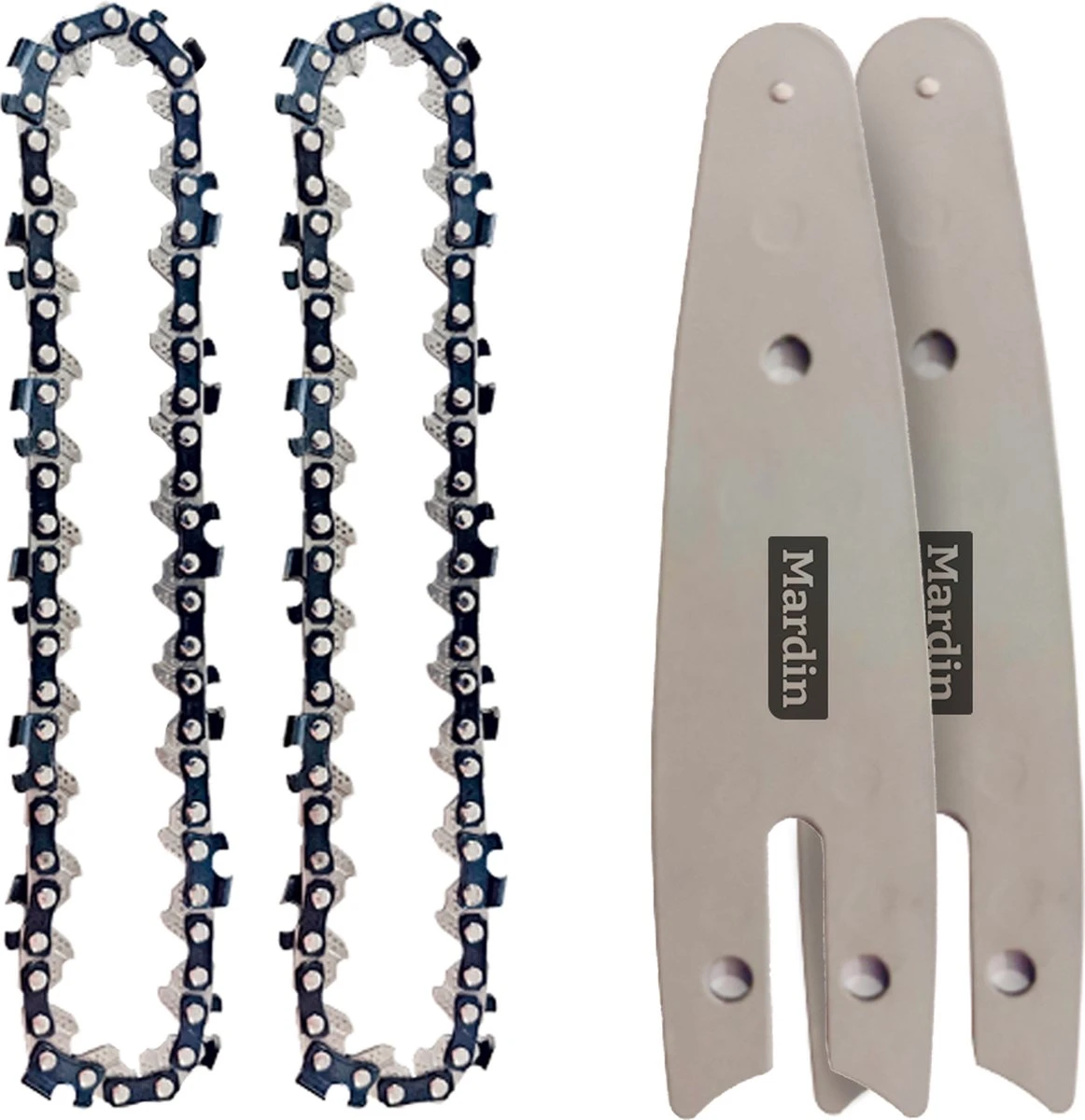 Mardin Mini Kettingzaag Accessoires Set - Snoeizaag - Kettingzaag - Kettingzaag Electrisch - 2x Ketting Plus X2 Zaagblad 3 Mardin Mini Kettingzaag Accessoires Set - Snoeizaag - Kettingzaag - Kettingzaag Electrisch - 2x Ketting Plus X2 Zaagblad