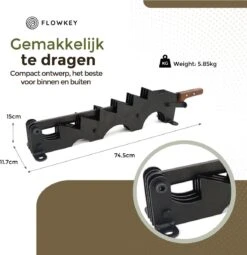 Flowkey® Houtklover XL - Houtsplijter Bijl - Houtkliever Kloofwig Gietijzer - Voor Hout & Aanmaakhout - Inclusief Gratis Bevestigingsset -Tuinbenodigdheden Bevordering 1163x1200