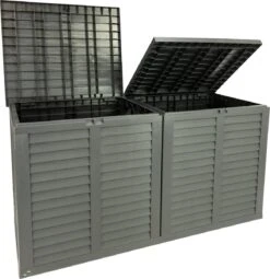 MaxxGarden Kussenbox - Tuin Opbergkist - Opbergbox - 750 L - 155x66x80 Cm - Grijs -Tuinbenodigdheden Bevordering 1164x1200 1