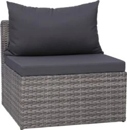 VidaXL 3-delige Loungeset Met Kussens Poly Rattan Grijs 14 VidaXL 3-delige Loungeset Met Kussens Poly Rattan Grijs -Tuinbenodigdheden Bevordering 1165x1200 1