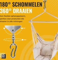 Itstrong® Plafondhaak Ophangsysteem Voor Binnen & Buiten – Ophanghaak Voor Bokszak – Schommel – Schommelstoel – Hangstoel - RVS -Tuinbenodigdheden Bevordering 1166x1200 2