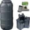 Harcostar Rainsaver Regenton 100 Liter Antraciet Met Vulautomaat En 3 Delige Voet -Tuinbenodigdheden Bevordering 1166x1200 3