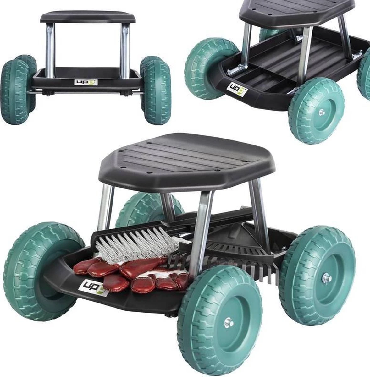 UPP Tuinkruk Met Wielen 6 UPP Tuinkruk Met Wielen - Afbeelding 4