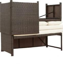 Teamson Home 3-Delig Hoek Loungeset - Tuinmeubelen - Tuinbank - Omvat Tafel En Kussens - Rotan - Bruin/Wit 21 Teamson Home 3-Delig Hoek Loungeset - Tuinmeubelen - Tuinbank - Omvat Tafel En Kussens - Rotan - Bruin/Wit -Tuinbenodigdheden Bevordering 1177x1200 5