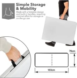MaxxGarden Vouwtafel - Opvouwbare Kampeer Tafel - Tuin - Camping - Binnen - Weersbestendig - 180 X 74 X 74cm- Wit 20 MaxxGarden Vouwtafel - Opvouwbare Kampeer Tafel - Tuin - Camping - Binnen - Weersbestendig - 180 X 74 X 74cm- Wit -Tuinbenodigdheden Bevordering 1180x1200 3
