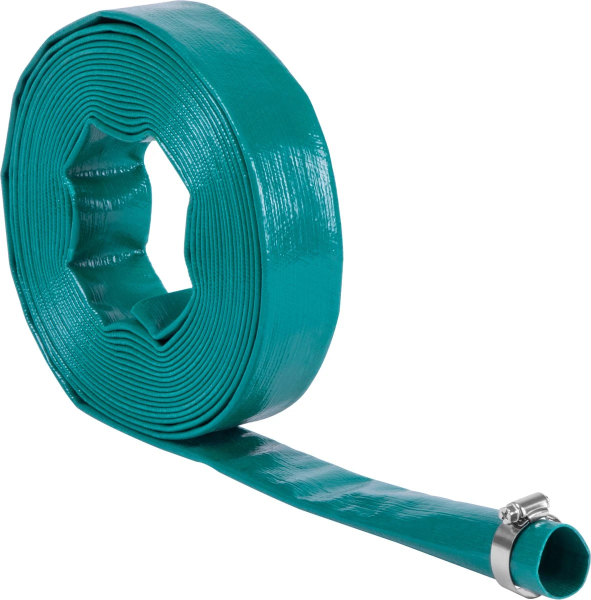 VONROC Dompelpomp Afvoerslang - Persslang - Plat – Universeel - 10m X 32mm 4 VONROC Dompelpomp Afvoerslang - Persslang - Plat – Universeel - 10m X 32mm - Afbeelding 2