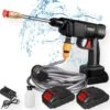 Merkloos Drillpro Elektrische Accu - Hogedrukreiniger - 30Bar - Multifunctioneel Mondstuk - Draagbaar Oplaadbaar Snoerloos - Zwart -Tuinbenodigdheden Bevordering 1185x1200