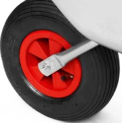 Gardebruk Kruiwagen 80 Liter – Belastbaarheid 100 Kg - Zilver -Tuinbenodigdheden Bevordering 1190x1200