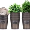 Merkloos Kruidenpot Waterreservoir Verse Kruiden Plantenpot Met Watergeefsysteem Voor Vensterbank Keuken Kruidentuin Binnen Set Van 10 Stuks Zwart -Tuinbenodigdheden Bevordering 1200x1002 2