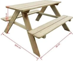 MaxxGarden Kinder Picknicktafel - 90x79x50cm - Hout 18 MaxxGarden Kinder Picknicktafel - 90x79x50cm - Hout -Tuinbenodigdheden Bevordering 1200x1004 1