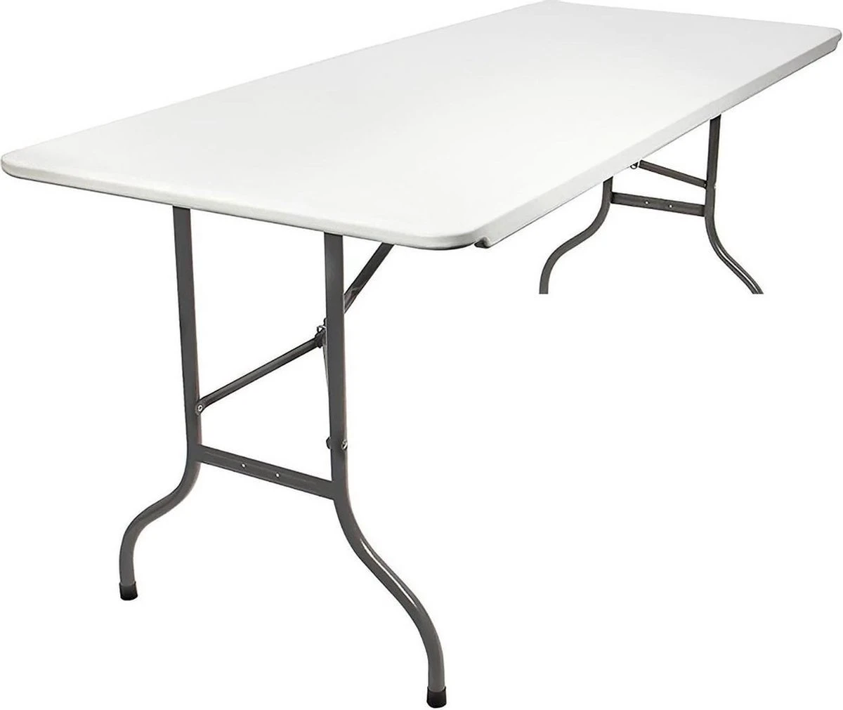 MaxxGarden Vouwtafel - Opvouwbare Kampeer Tafel - Tuin - Camping - Binnen - Weersbestendig - 180 X 74 X 74cm- Wit 3 MaxxGarden Vouwtafel - Opvouwbare Kampeer Tafel - Tuin - Camping - Binnen - Weersbestendig - 180 X 74 X 74cm- Wit