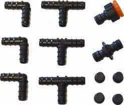 Meisterhome ® - 30 Meter - Druppelslang - Druppelsystemen - Zweetslang - Bewatering - Bewateringssysteem - Druppelsysteem - Irrigatie Set - 70% Waterbesparing - Druppelaars - Tuin, Gras, Planten - Met 38 Hulpstukken Voor Vast Zetten En Verlengen -Tuinbenodigdheden Bevordering 1200x1014 4