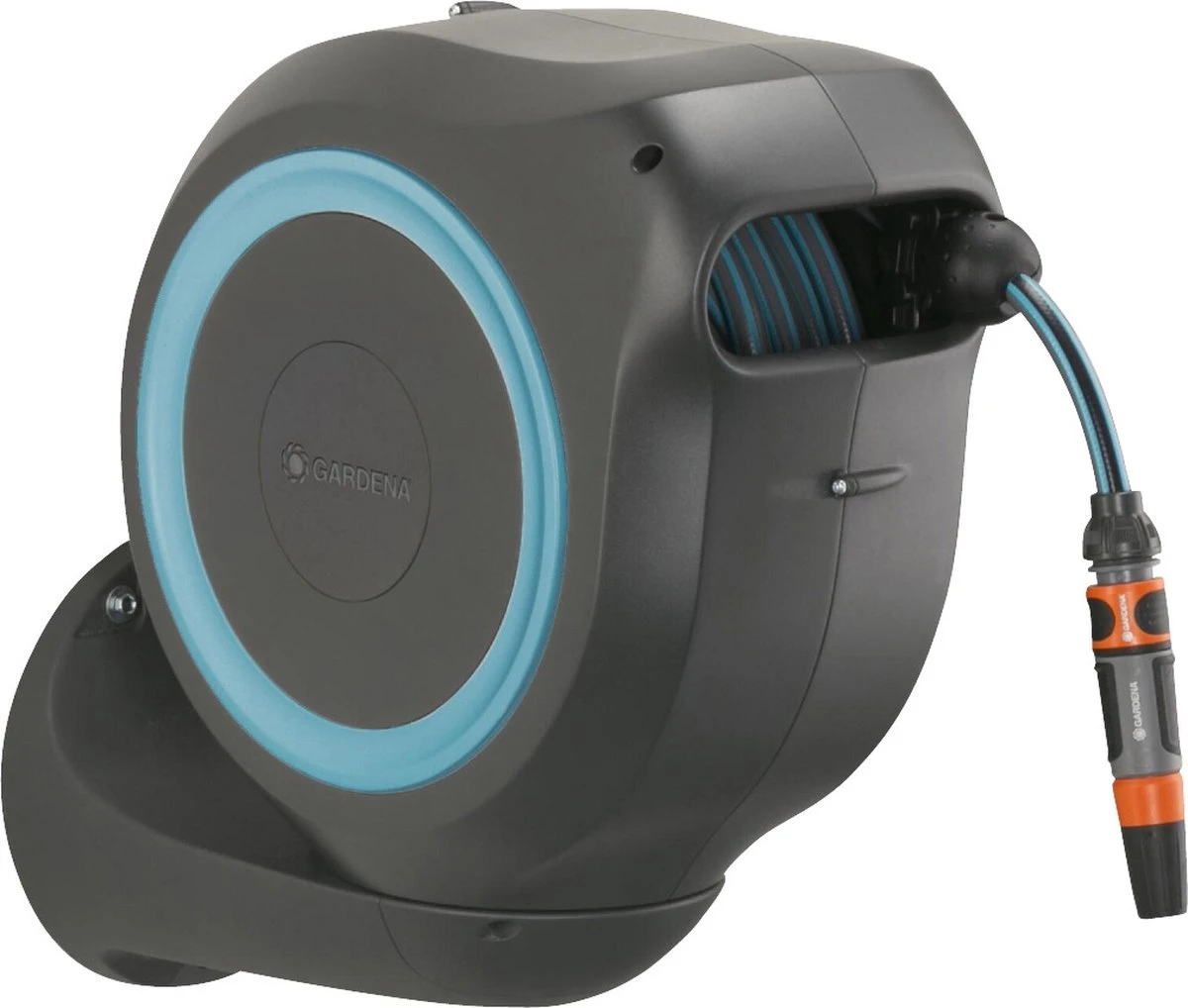 GARDENA - Wandslangbox RollUp M - 20m Slang - 11 Diameter 4 GARDENA - Wandslangbox RollUp M - 20m Slang - 11 Diameter - Afbeelding 2