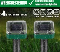 Jork - Mollenverjager - Mollenverjager Op Zonne Energie - Mollenbestrijding - Muizenverjager - Muizenval Diervriendelijke - 4 Stuks - Diervriendelijk - Zonne Energie - Waterdicht - V2 - 2023 Model -Tuinbenodigdheden Bevordering 1200x1030 4