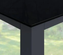Casaria – Tuintafel – Aluminium – 90x90x75cm –Antraciet -Tuinbenodigdheden Bevordering 1200x1034