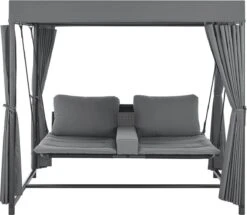 Schommelbank / Ligbank Kassandra - Donkergrijs 34 Schommelbank / Ligbank Kassandra - Donkergrijs -Tuinbenodigdheden Bevordering 1200x1046