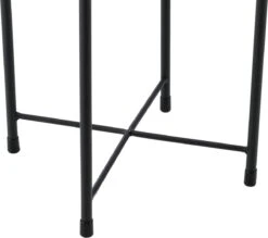 Bloempot Op Standaard Mol Set Van 2 Zwart En Goud -Tuinbenodigdheden Bevordering 1200x1066 3