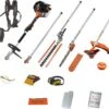 TIMBERPRO - 5-in-1 – Multitool – Benzine - Kettingzaag - Bosmaaier -Kantenmaaier - Haagschaar - Verlengstuk - 52 Cc. -Tuinbenodigdheden Bevordering 1200x1070 1
