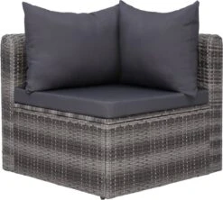 VidaXL 3-delige Loungeset Met Kussens Poly Rattan Grijs 12 VidaXL 3-delige Loungeset Met Kussens Poly Rattan Grijs -Tuinbenodigdheden Bevordering 1200x1078 3