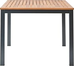 NATERIAL - Tuintafel Vierkant ORIS - 4 Personen - Houten Tafel 90x90 Cm - Aluminium - Met Houten Blad - Eucalyptus -Tuinbenodigdheden Bevordering 1200x1079 2