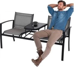 Pro Garden ProGarden Tuinbankje Met Tafel Tweepersoons 9 Pro Garden ProGarden Tuinbankje Met Tafel Tweepersoons -Tuinbenodigdheden Bevordering 1200x1081 1