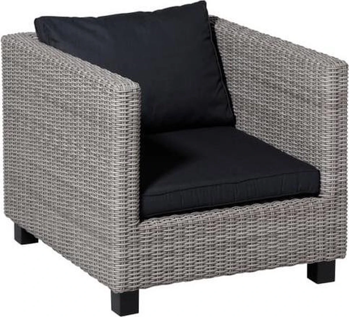 Madison Basic Black Los Zitkussen 60x60cm Voor Loungeset En Tuinbank 6 Madison Basic Black Los Zitkussen 60x60cm Voor Loungeset En Tuinbank - Afbeelding 4