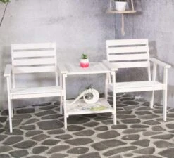 Tuinbank - Romeo Tete A Tete - Wit - 170cm -Tuinbenodigdheden Bevordering 1200x1092 2