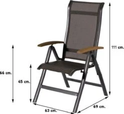 Hartman Alice Verstelbare Tuinstoel - Grijs -Tuinbenodigdheden Bevordering 1200x1100 2
