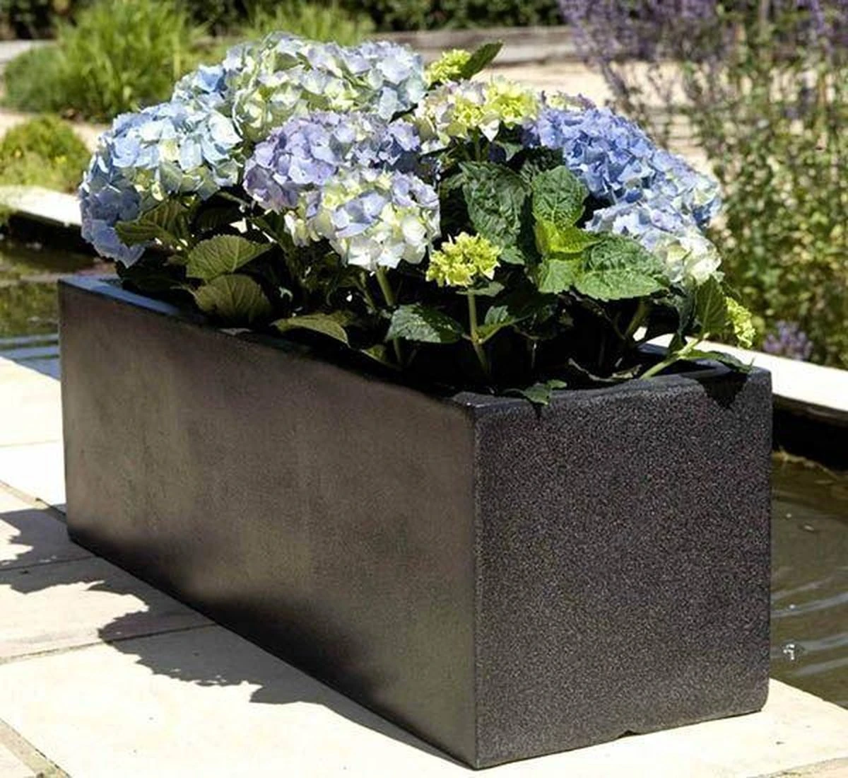 Capi Europe - Bloembak Rechthoek Laag 73x20x20 - Zwart - Bloempot Voor Buiten - FIT961 4 Capi Europe - Bloembak Rechthoek Laag 73x20x20 - Zwart - Bloempot Voor Buiten - FIT961 - Afbeelding 2