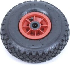 Benson Bolderkarwiel Steekwagenwiel Met Luchtband 3.00-4 | Asgatdiameter 20mm Rollager | Hoogte Wiel 26cm -Tuinbenodigdheden Bevordering 1200x1111