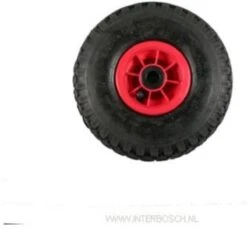 Benson Bolderkarwiel Steekwagenwiel Met Luchtband 3.00-4 | Asgatdiameter 20mm Rollager | Hoogte Wiel 26cm -Tuinbenodigdheden Bevordering 1200x1114