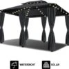 El Jardin - Partytent - 4x3 - Waterdicht Dak - Wanden - Solar - Antraciet Paviljoen 2 El Jardin - Partytent - 4x3 - Waterdicht Dak - Wanden - Solar - Antraciet Paviljoen -Tuinbenodigdheden Bevordering 1200x1116 2